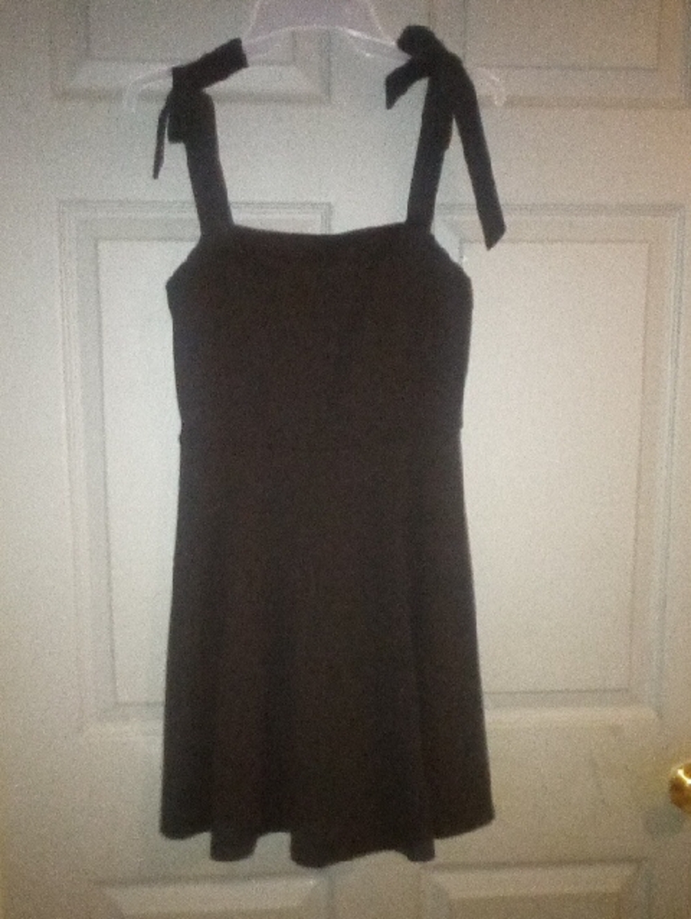 Classic Black Tie-Shoulder Sundress - Women
